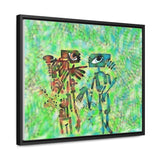 Abstract Conversations (Canvas Wrap Black Frame)