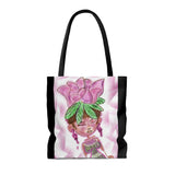 Flower Girl Tote Bag